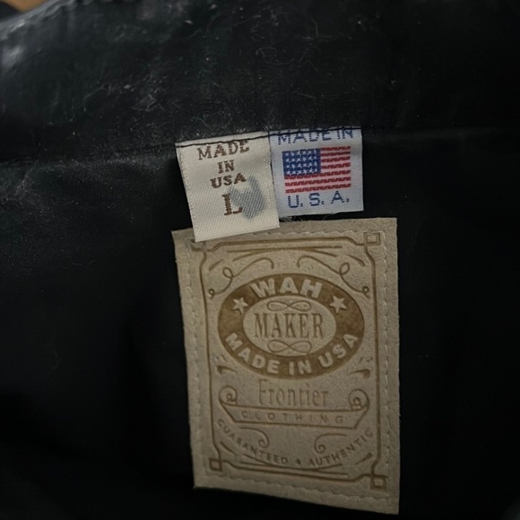 Wah Maker Men's L Western Frontier Style Long Sleeve Shirt - Picture 6 of 9